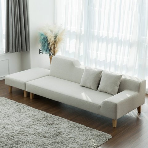 Full Cover Fabric Sofa 3D Model .c4d .max .obj .3ds .fbx .stl .blend 