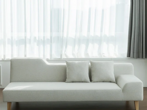 Full Cover Fabric Sofa 3D Model