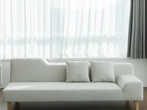 Full Cover Fabric Sofa 3D Model