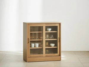 Arm&aacute;rio de vidro para cozinha com gengibre e cebola Modelo 3D