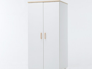 Stock 600 storage mini wardrobe BSC256C 3D Model