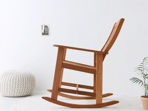 KEMIE Solid Wood Rocking Chair XL18159 3D Modell