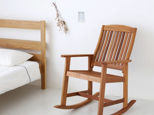 KEMIE Solid Wood Rocking Chair XL18159 3D Modell