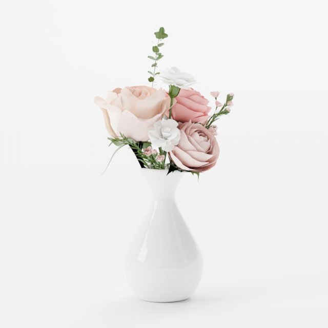 Peach pink mini bundle 3D मॉडल .c4d .max .obj .3ds .fbx .stl .blend 