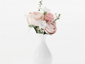Peach pink mini bundle 3D 模型