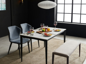 Fancy 12T Tong Ceramic Nordic Dining Table 3D Model