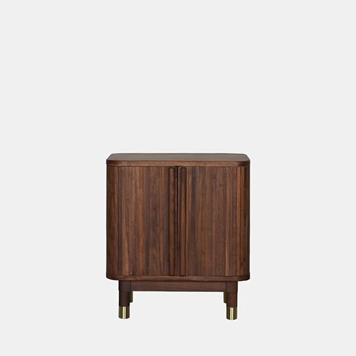 Daisy walnut side table 3D Model .c4d .max .obj .3ds .fbx .stl .blend