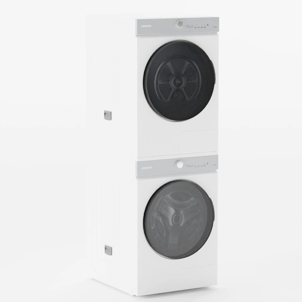 Washing machine WF21DV17VVL 3D Model .c4d .max .obj .3ds .fbx .stl .blend
