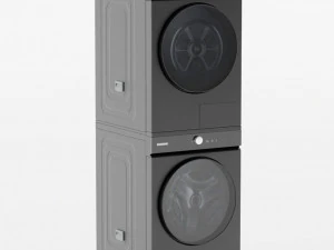 M&aacute;quina de lavar roupa WF21DV17VVL Preto Modelo 3D