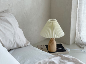 Cozy Wood Pleated Stage Stand 3D Model