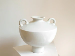 Vaso Anel Branco Modelo 3D