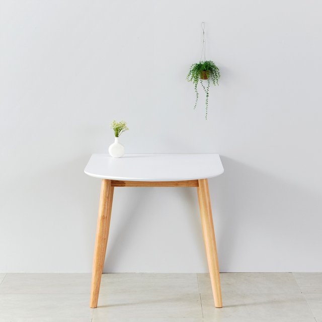 1200 White Semicircle HPL Table 3D Модель .c4d .max .obj .3ds .fbx .stl .blend 