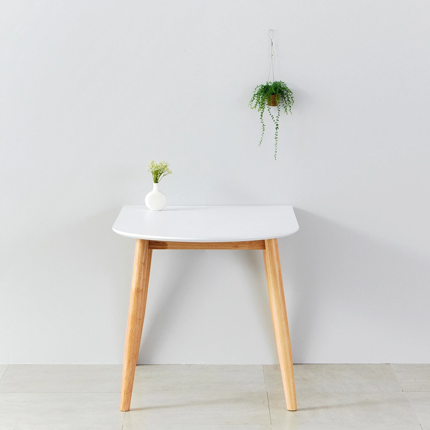 1200 White Semicircle HPL Table 3D Model .c4d .max .obj .3ds .fbx .stl .blend 