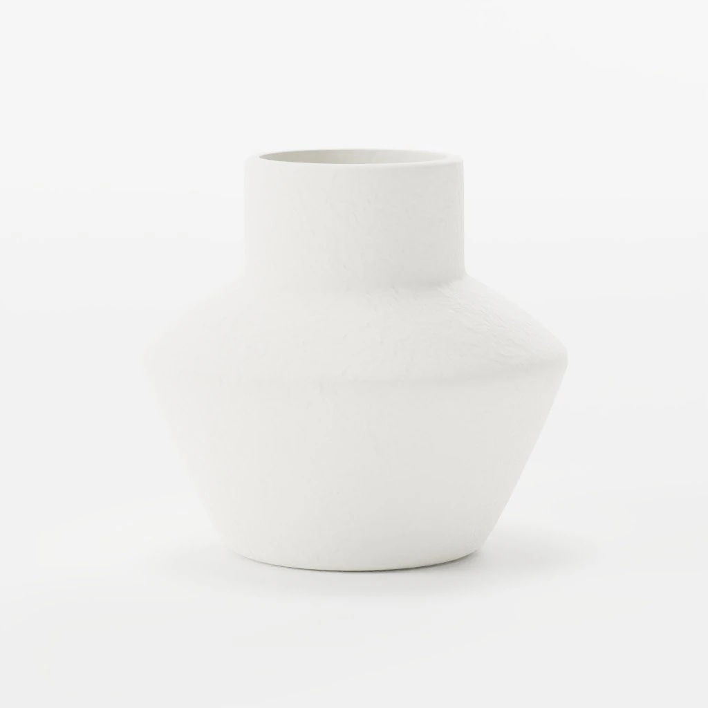 Rough texture vase 3D Model .c4d .max .obj .3ds .fbx .stl .blend