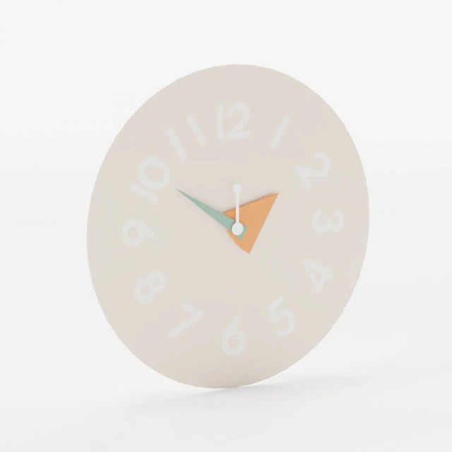 Orologio da parete Numero Modello 3D .c4d .max .obj .3ds .fbx .stl .blend 