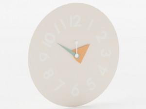 Numero Wall Clock 3D मॉडल