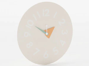 Orologio da parete Numero Modello 3D