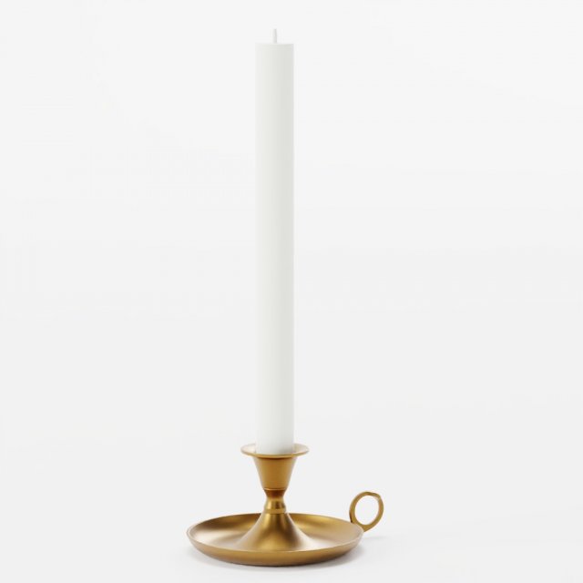Deco candle stick 2 3Dモデル .c4d .max .obj .3ds .fbx .stl .blend 
