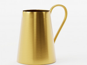 Gold watering can 170 3D Model
