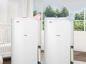 LG Whisen Dual Inverter Dehumidifier 16L Modelo 3D