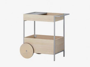 Gusto 680 폭 트롤리 3D 모델