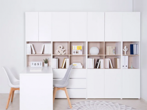 BC8922 Retro Bookshelf Cabinet 800 Modelo 3D