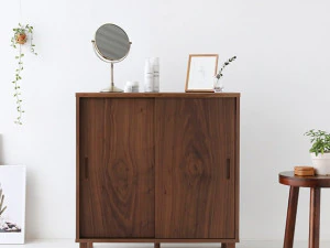SHOLID Sliding 2-Door Storage Cabinet Solid 3D Model
