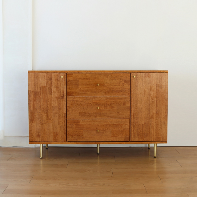 Brownie gold console type wooden cabinet 1200 Modèle 3D .c4d .max .obj .3ds .fbx .stl .blend 