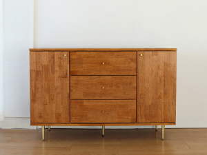 Brownie gold console type wooden cabinet 1200 3D Модель