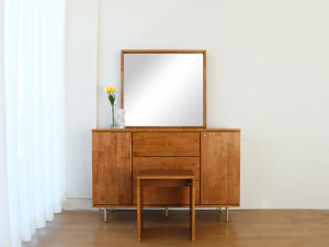 Brownie gold console type wooden cabinet 1200 3D Model