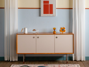 Martin solid wood sideboard 3D Model