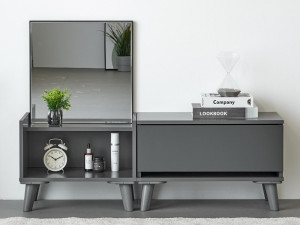 Anna 480 storage sitting dresser 3D Model