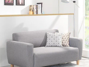 Latte 2 seater fabric sofa 3D Model