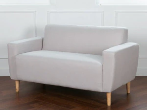 Latte 2 seater fabric sofa 3D Model