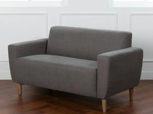 Latte 2 seater fabric sofa 3D Model