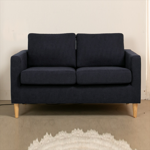 Cafe 2 person fabric sofa 3D 模型 .c4d .max .obj .3ds .fbx .stl .blend 