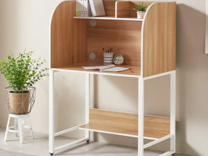 Meja Ruang Baca Baja Lebar 900 Model 3D