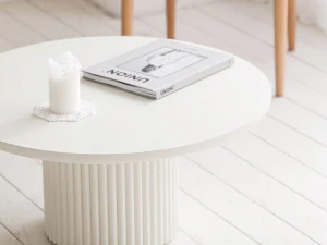 Marie ronde houten salontafel 3D Model