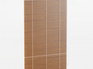 Solid wood paulownia wood blind Modelo 3D