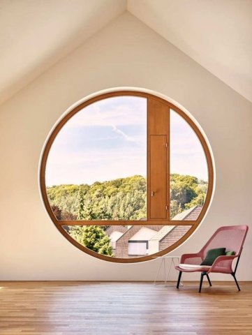 WOOD CIRCLE WINDOW 3D Model .c4d .max .obj .3ds .fbx .stl .blend 