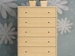 Mori 800 5-tier chest of drawers series 3D Модель