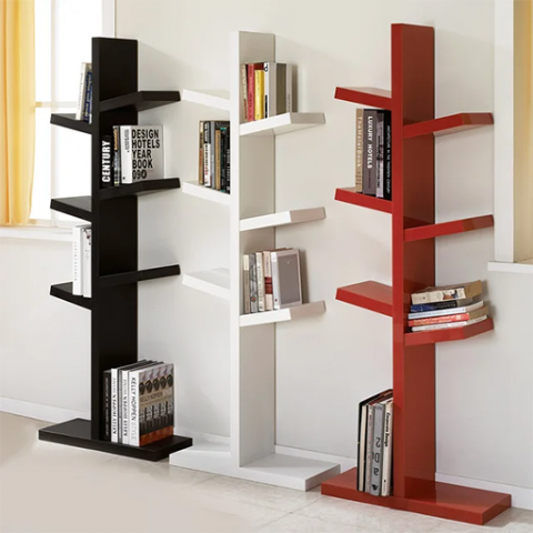 Modern Tree Bookcase DVX 3D Model .c4d .max .obj .3ds .fbx .stl .blend 