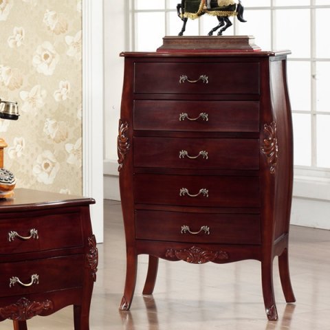 Bombay 5-tier antique storage drawer Model 3D .c4d .max .obj .3ds .fbx .stl .blend