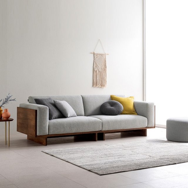Alto 35 Louvre Fabric Sofa Model 3D .c4d .max .obj .3ds .fbx .stl .blend 