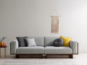 Alto 35 Louvre Fabric Sofa Model 3D