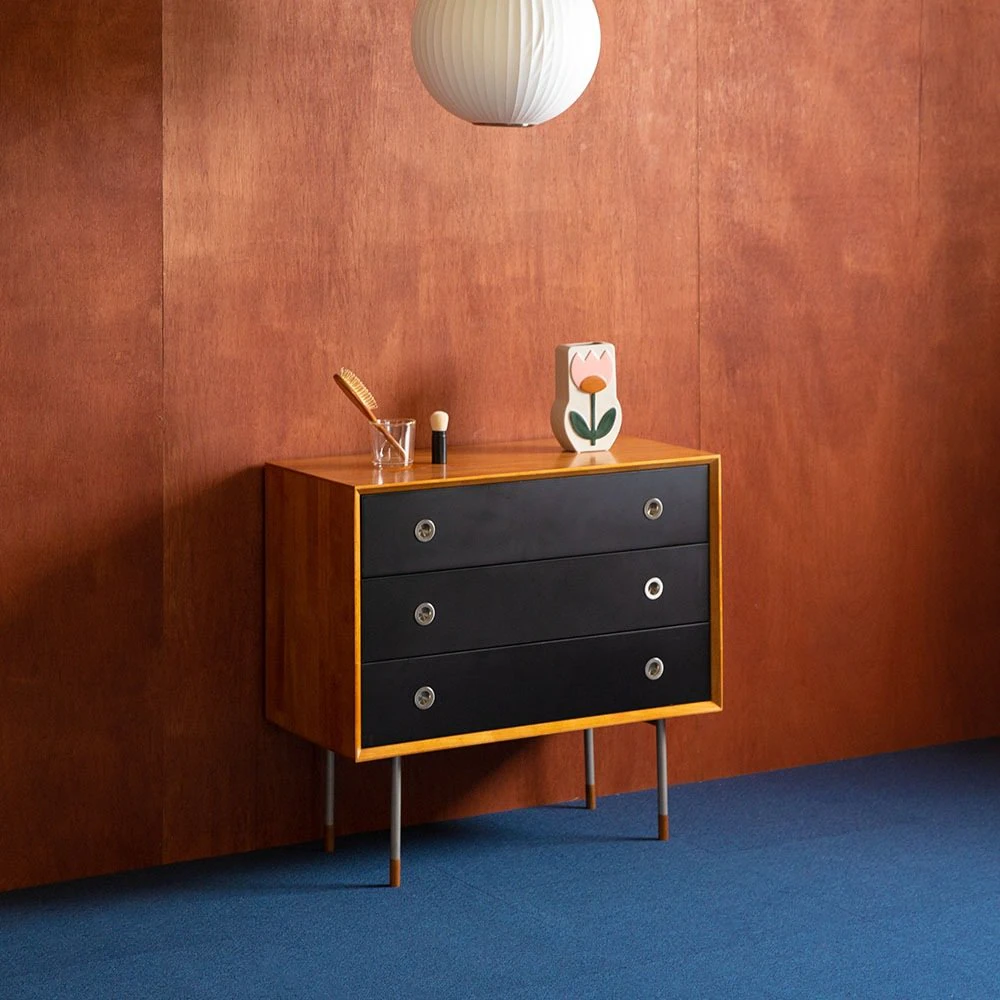 Martin solid wood 3 tier chest of drawers 3D Model .c4d .max .obj .3ds .fbx .stl .blend 