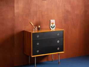 Martin solid wood 3 tier chest of drawers 3D Model