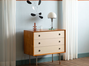 Martin solid wood 3 tier chest of drawers 3D मॉडल