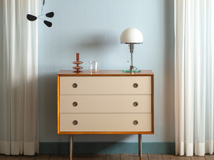 Martin solid wood 3 tier chest of drawers 3D मॉडल