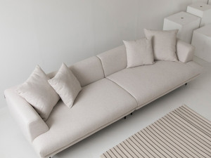 DK080 4-seater sofa Model 3D